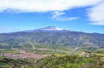 "Etna Sant' Alfio: View of the Summit Craters from the Sapienza Refuge and Sports Activities"