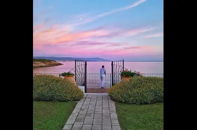 Tramonto su Punta Negra ad Alghero