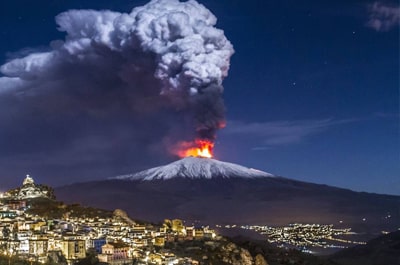Vulcão Etna LESTE